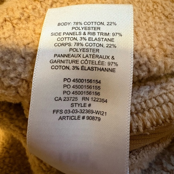 Aritzia TNA Cozy Fleece Boyfriend Fit Sweatshirt Hoodie XS - Picture 6 of 6